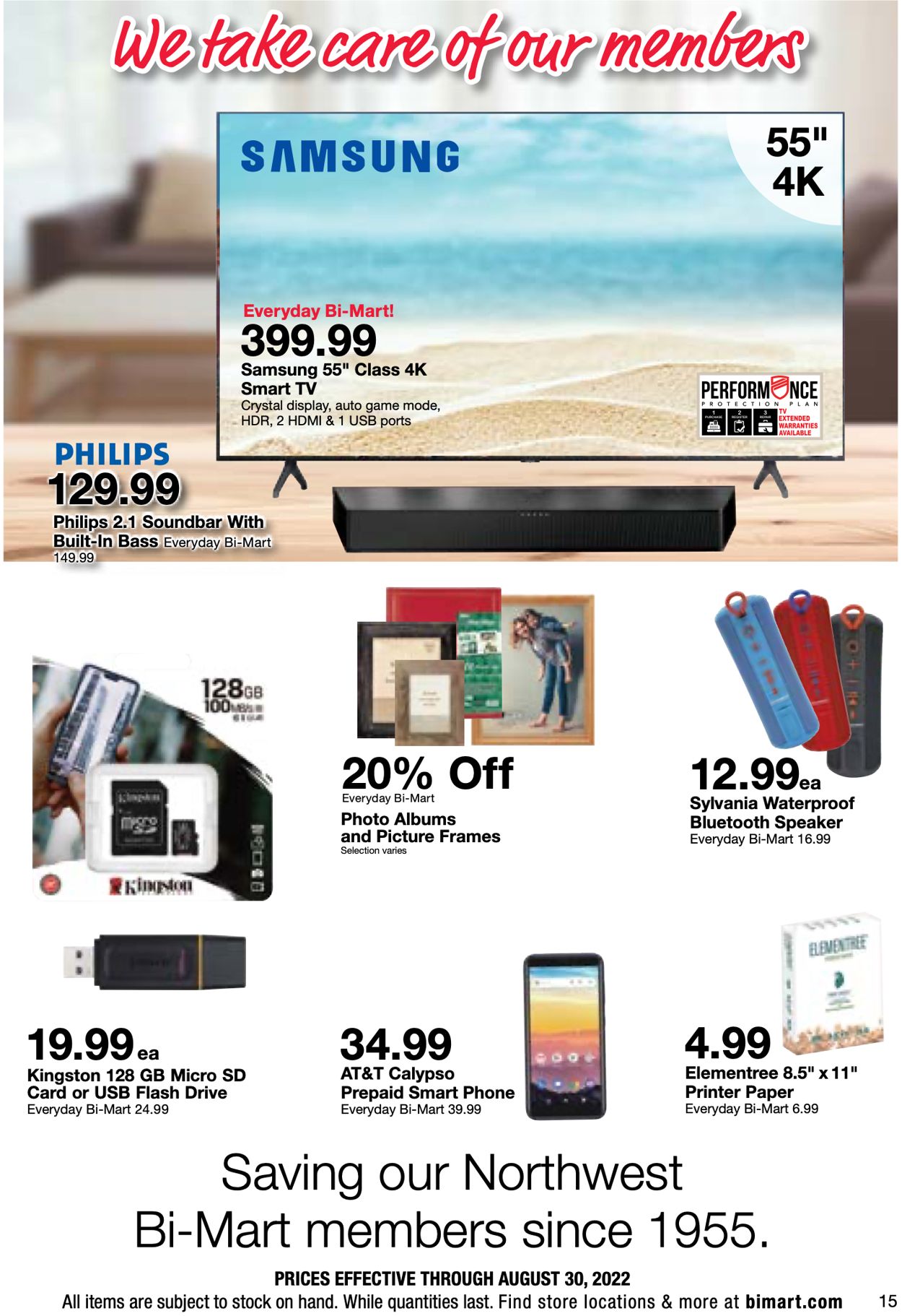 Bi-Mart Weekly Ad Circular - valid 08/17-08/30/2022 (Page 15)