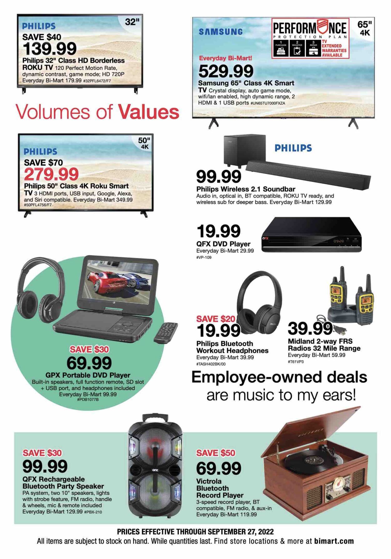Bi-Mart Weekly Ad Circular - valid 09/14-09/27/2022 (Page 12)