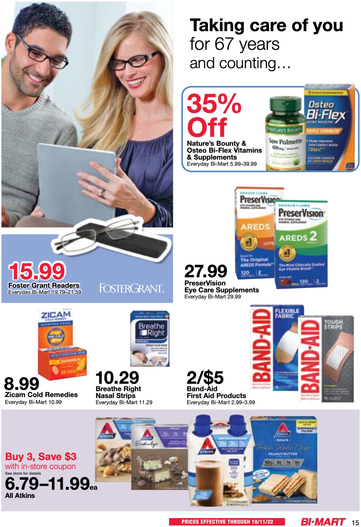 Bi-Mart Weekly Ad Circular - valid 09/27-10/11/2022 (Page 15)