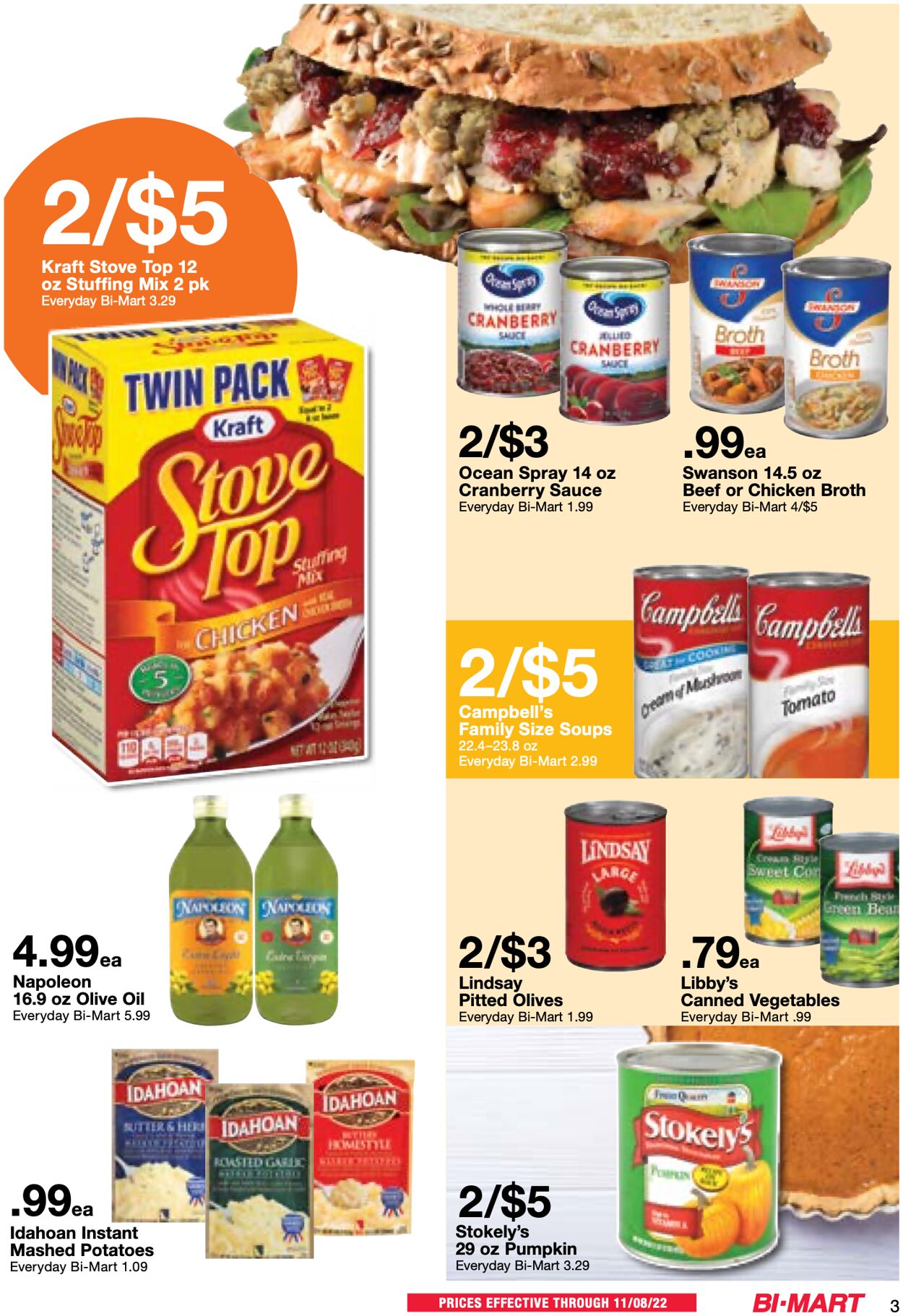 Bi-Mart Weekly Ad Circular - valid 10/25-11/08/2022 (Page 3)