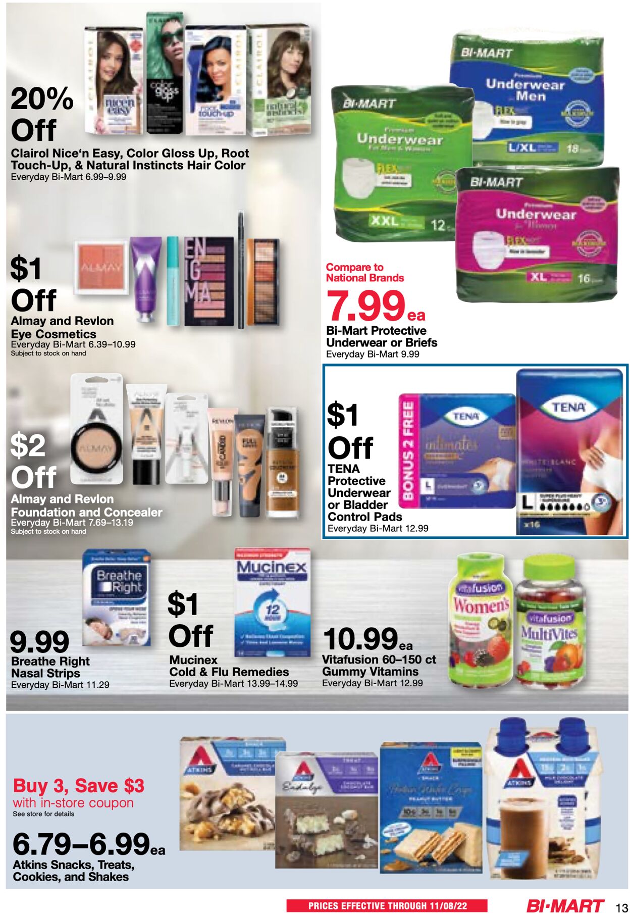 Bi-Mart Weekly Ad Circular - valid 10/25-11/08/2022 (Page 13)