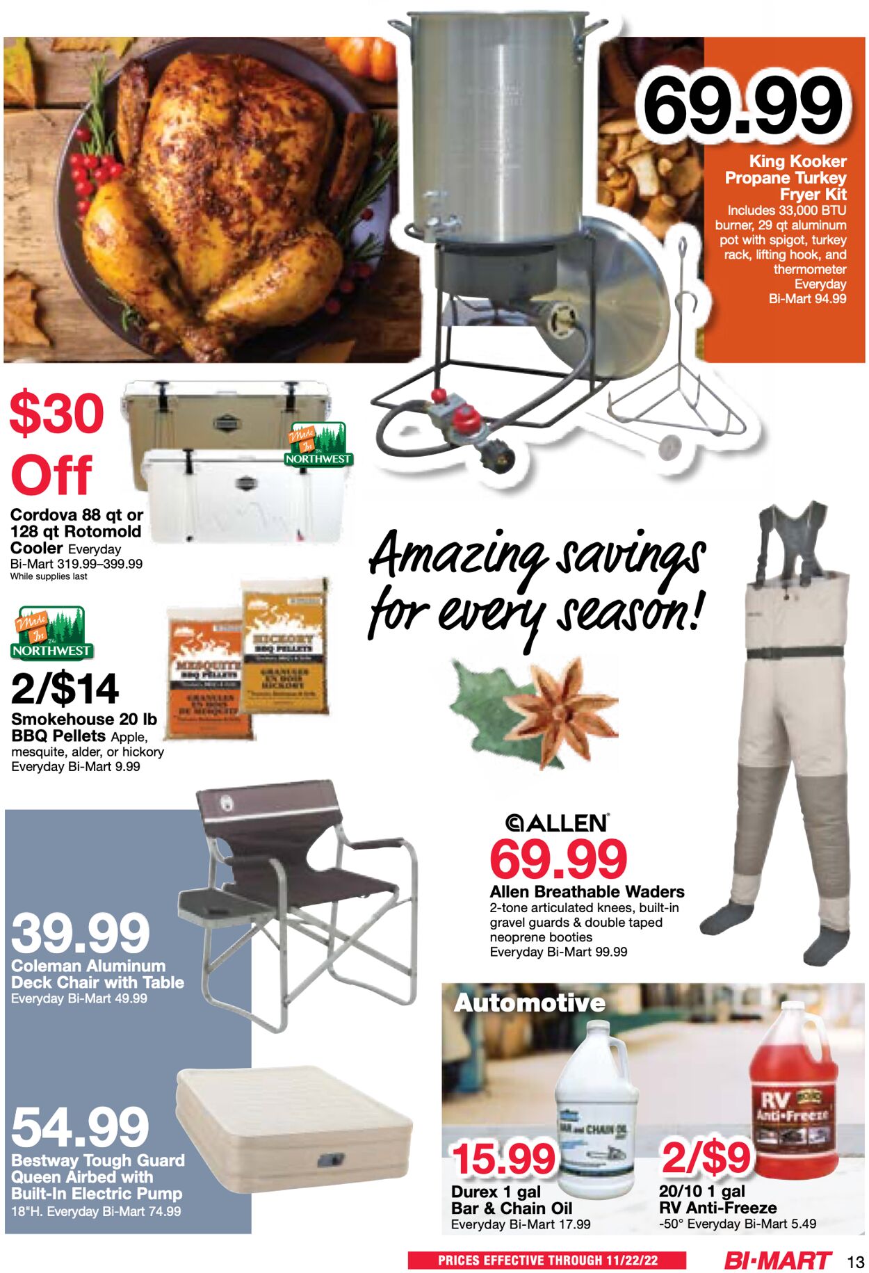 Bi-Mart Weekly Ad Circular - valid 11/08-11/16/2022 (Page 13)