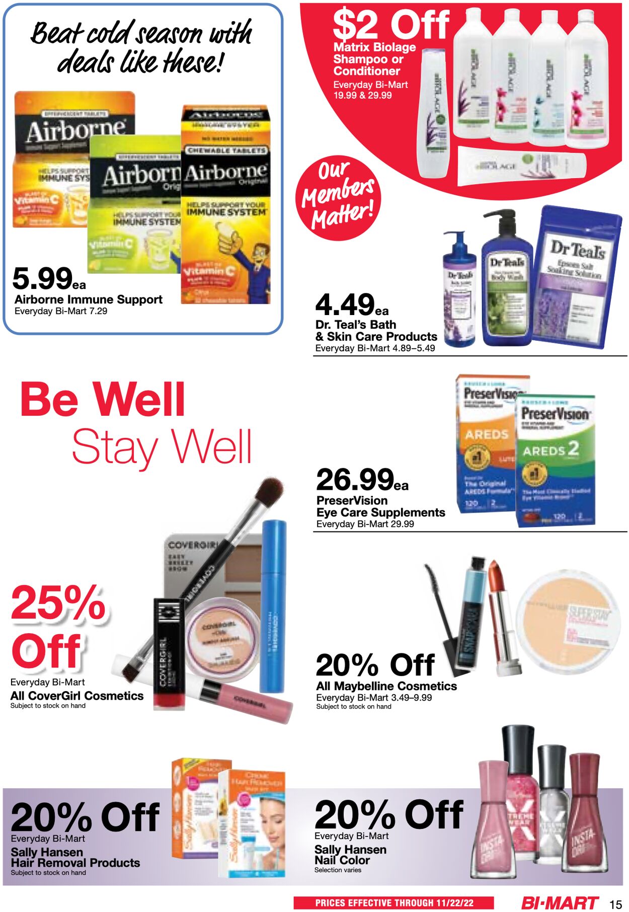 Bi-Mart Weekly Ad Circular - valid 11/08-11/16/2022 (Page 15)