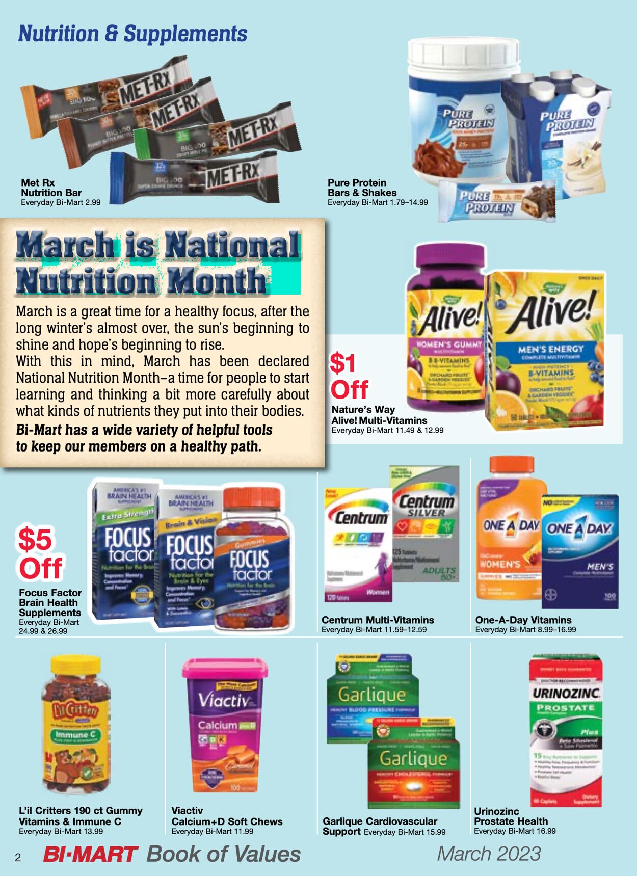 Bi-Mart Weekly Ad Circular - valid 03/01-03/31/2023 (Page 2)