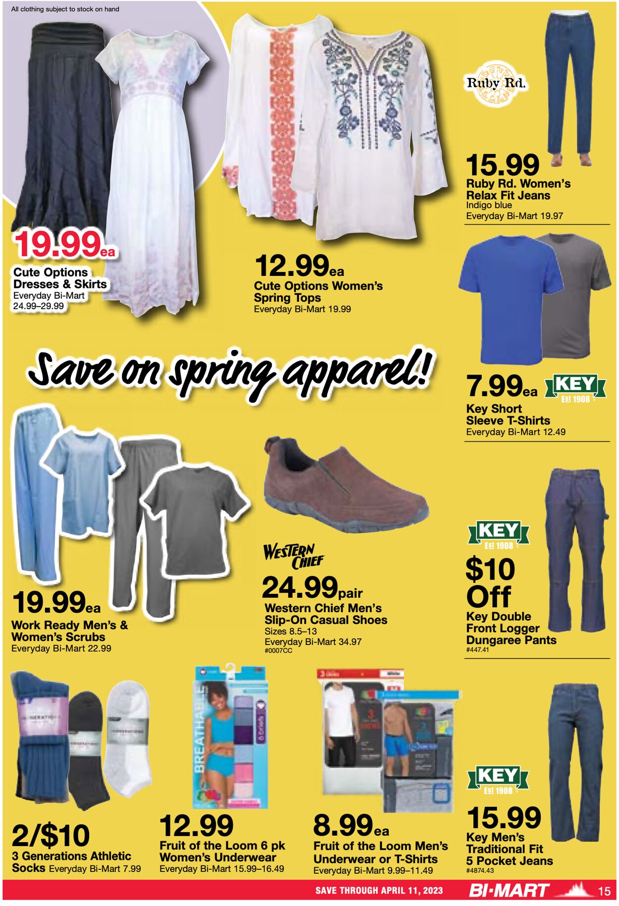 Bi-Mart Weekly Ad Circular - valid 03/28-04/11/2023 (Page 15)