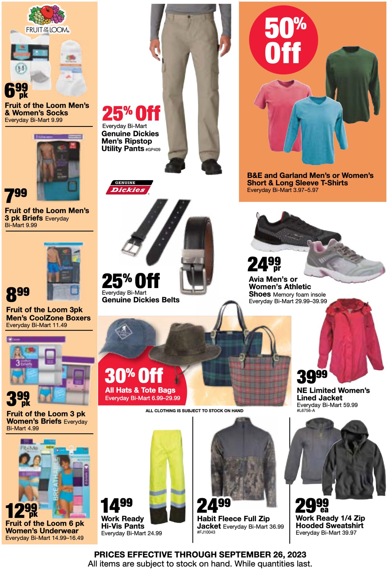 Bi-Mart Weekly Ad Circular - valid 09/13-09/20/2023 (Page 6)