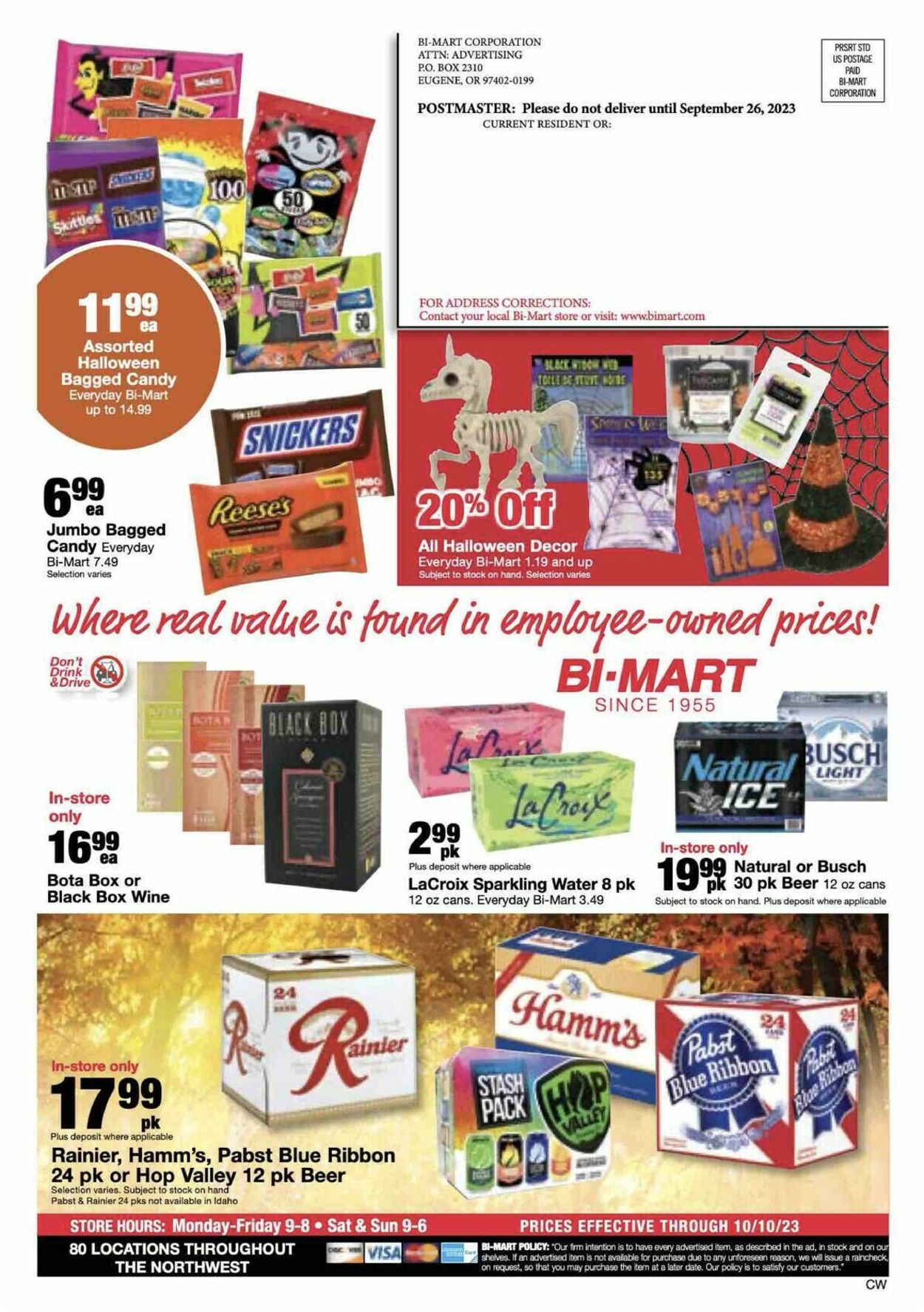 Bi-Mart Weekly Ad Circular - valid 10/01-10/10/2023 (Page 16)