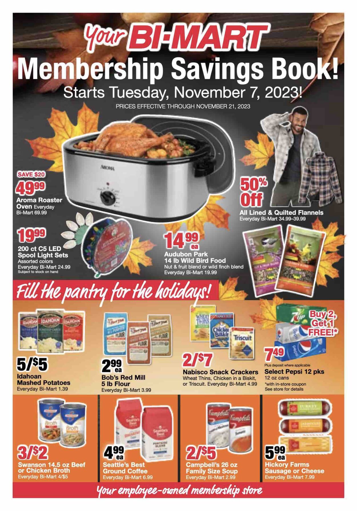 Bi-Mart Weekly Ad Circular - valid 11/07-11/14/2023
