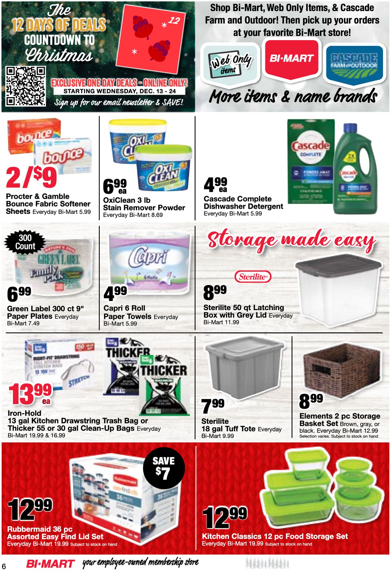 Bi-Mart Weekly Ad Circular - valid 12/12-12/19/2023 (Page 6)