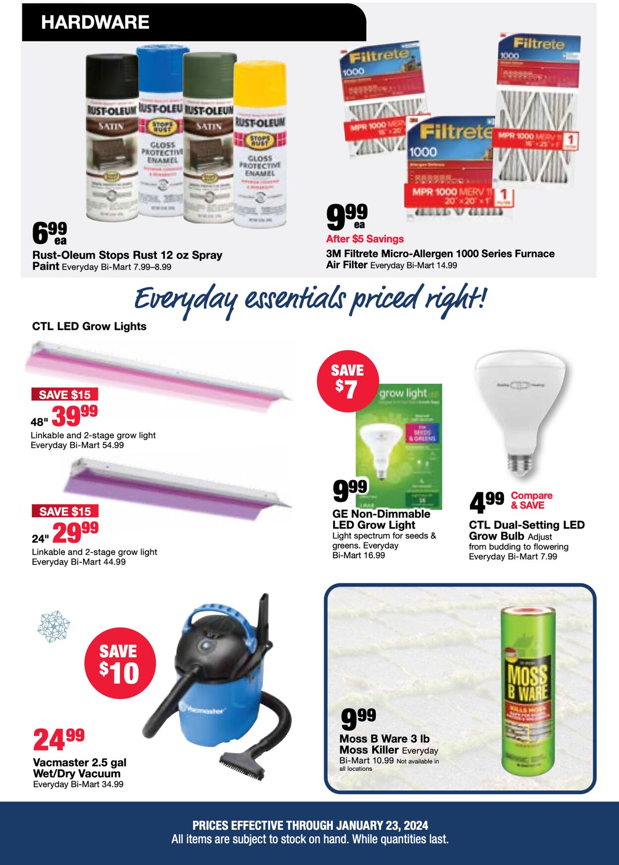 Bi-Mart Weekly Ad Circular - valid 01/17-01/24/2024 (Page 10)
