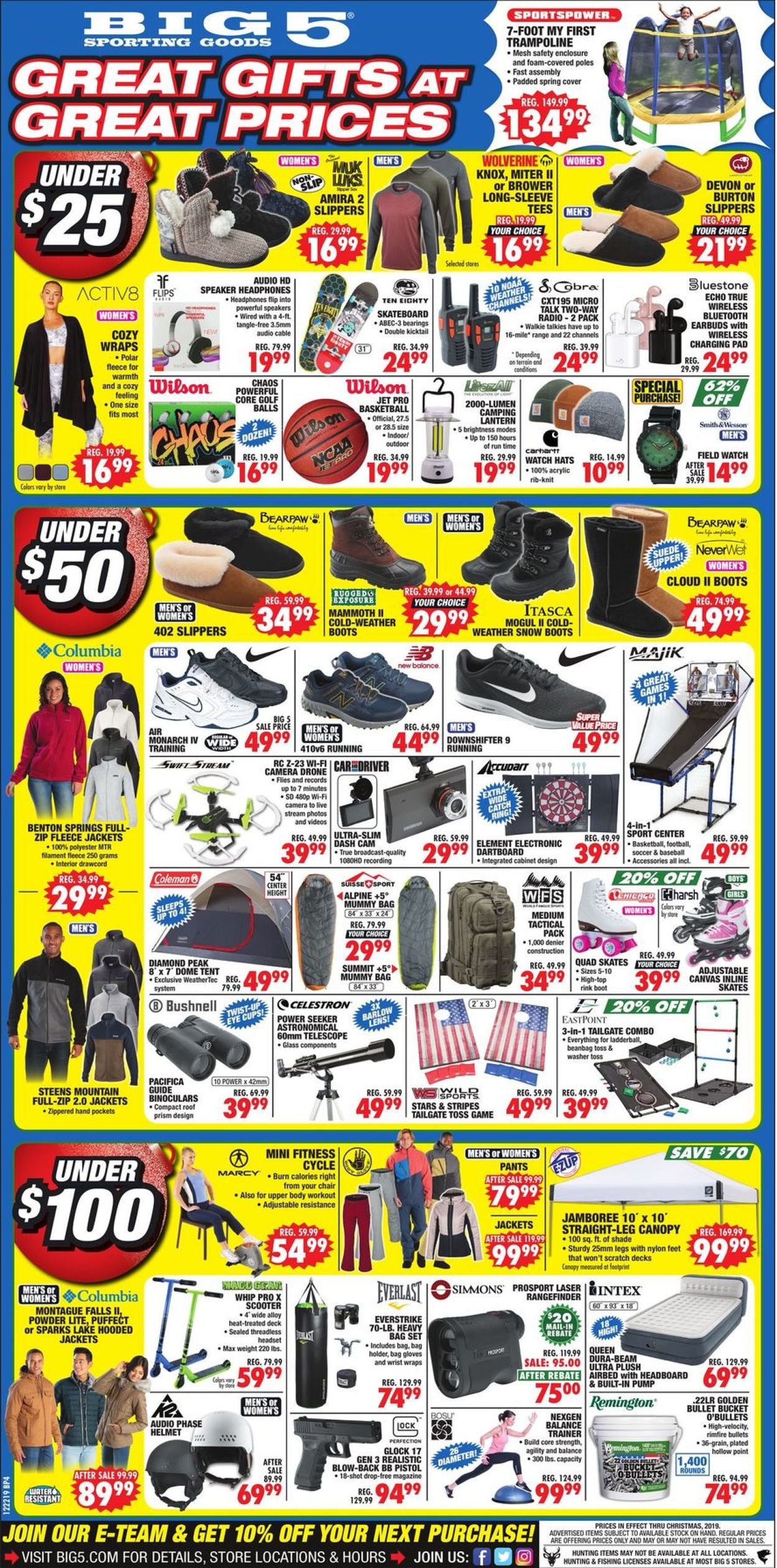 Big 5 - Holiday Sale 2019 Weekly Ad Circular - valid 12/22-12/24/2019 (Page 3)