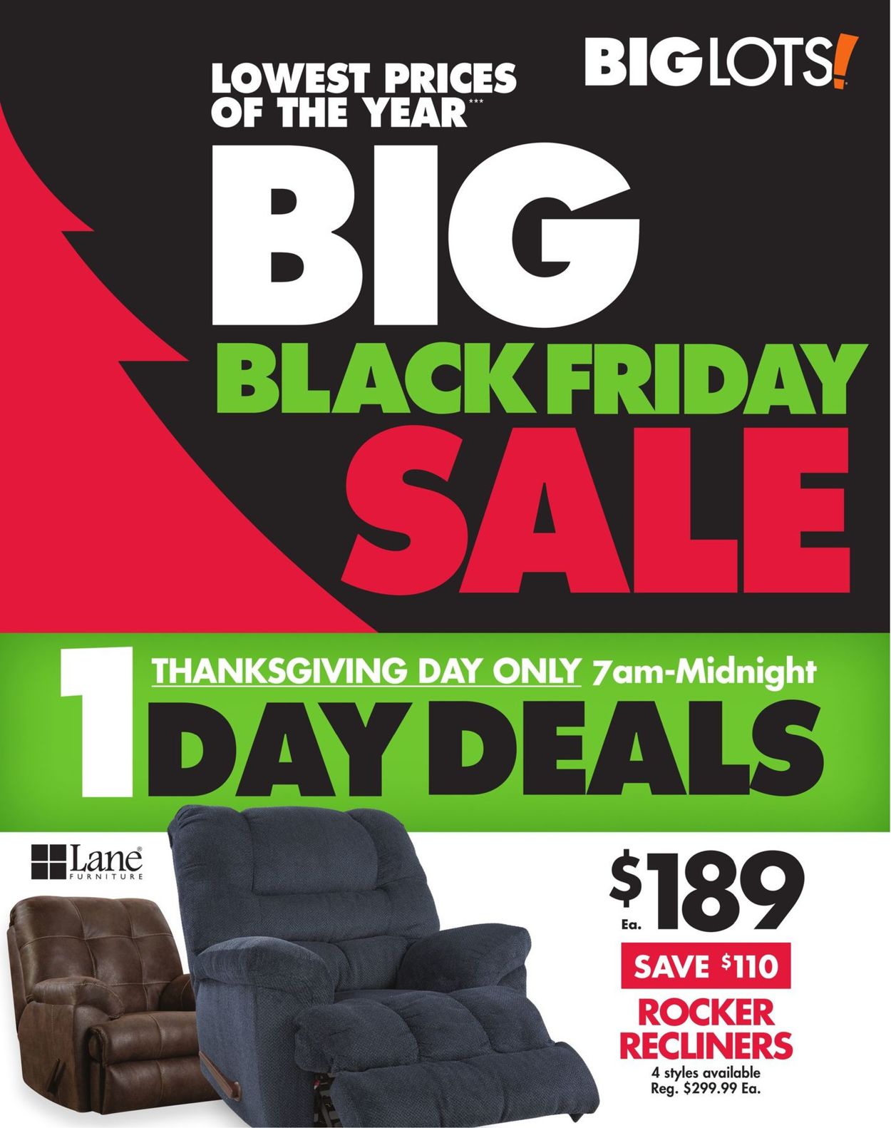 Big Lots - Black Friday Sale Ad 2019 Weekly Ad Circular - valid 11/28-11/30/2019