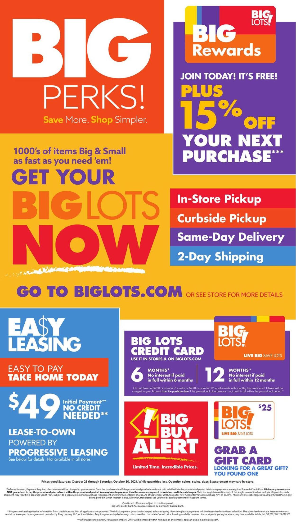Big Lots HOLIDAY 2021 Weekly Ad Circular - valid 10/23-10/30/2021 (Page 10)