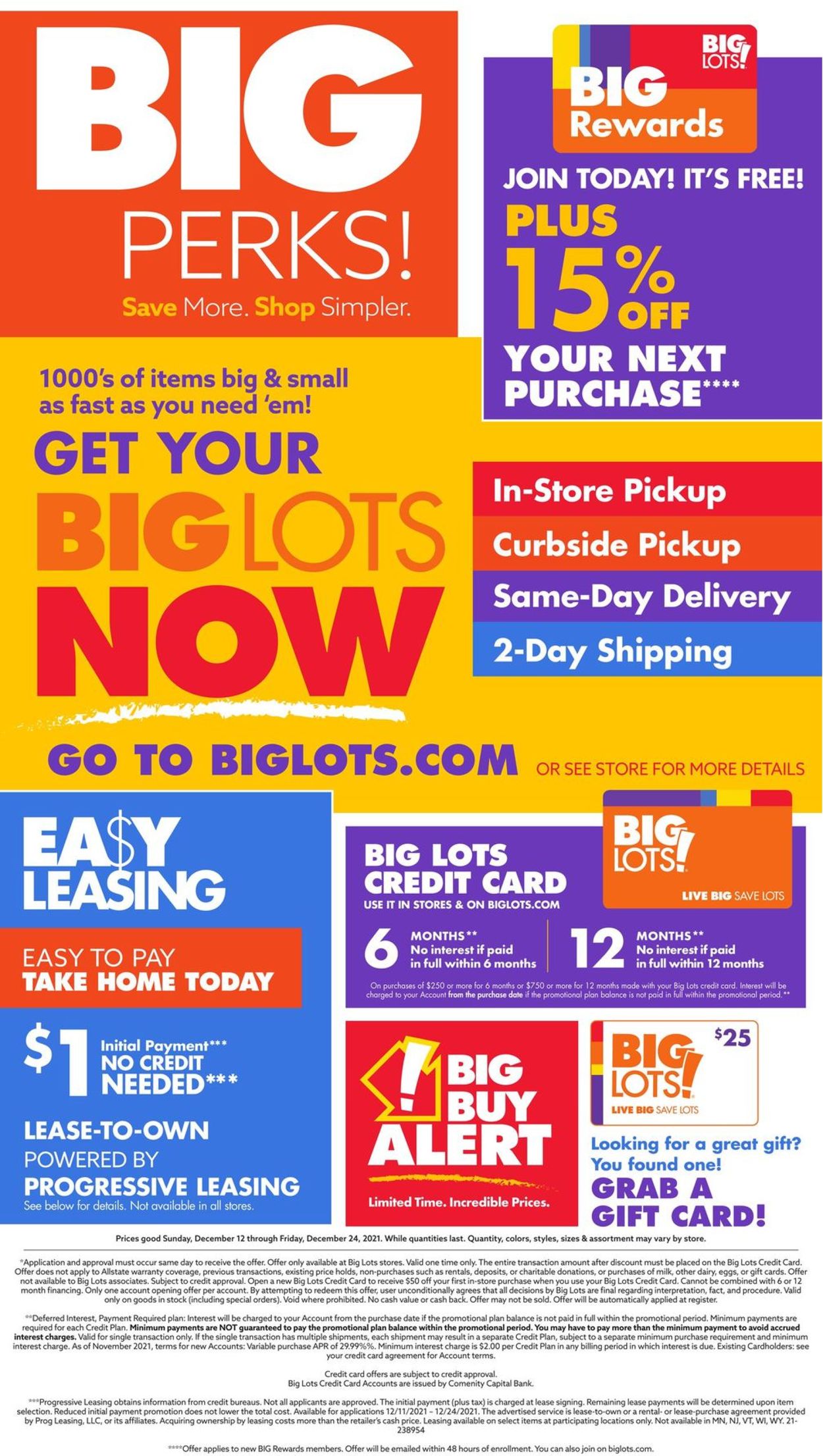 Big Lots HOLIDAY 2021 Weekly Ad Circular - valid 12/12-12/24/2021 (Page 8)