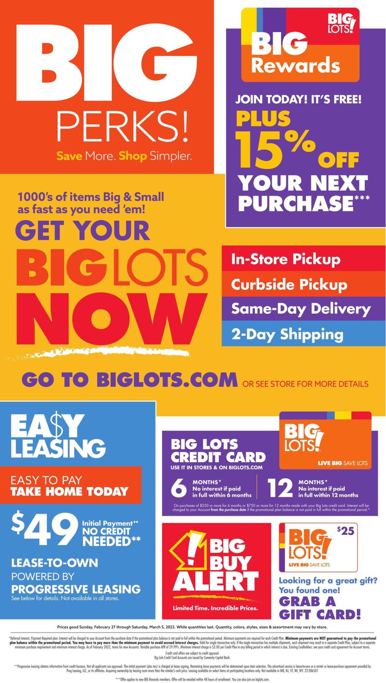Big Lots Weekly Ad Circular - valid 02/27-03/05/2022 (Page 5)