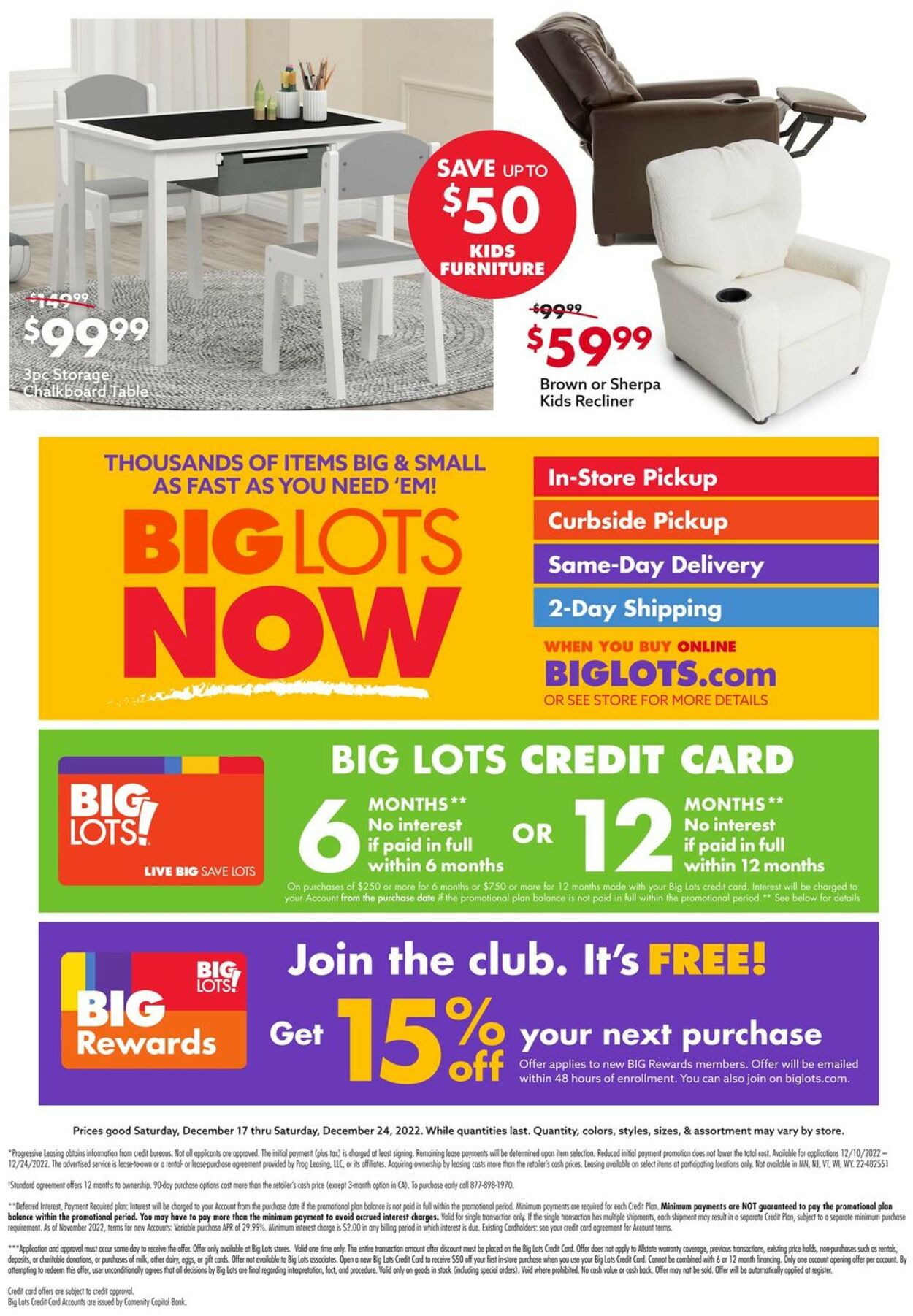 Big Lots Weekly Ad Circular - valid 12/17-12/24/2022 (Page 10)