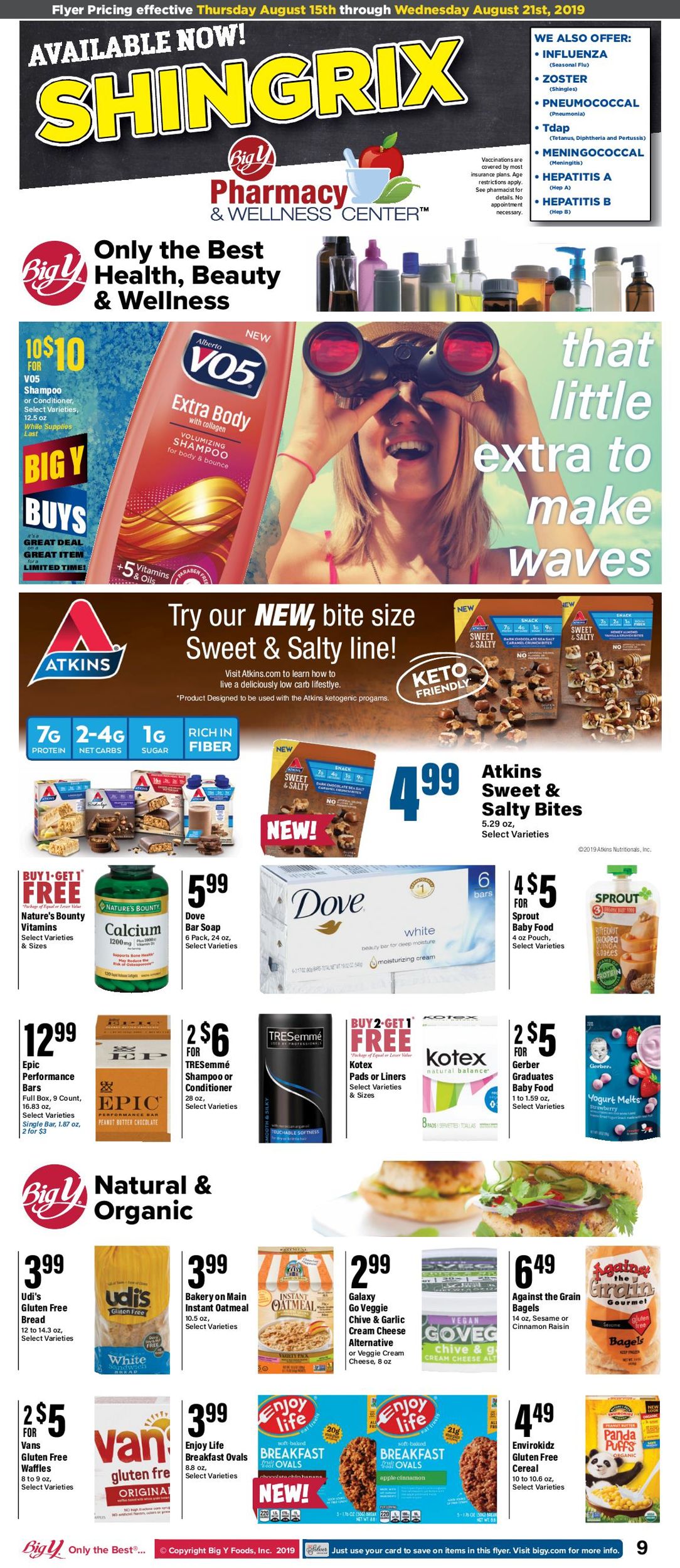 Big Y Weekly Ad Circular - valid 08/15-08/21/2019 (Page 13)