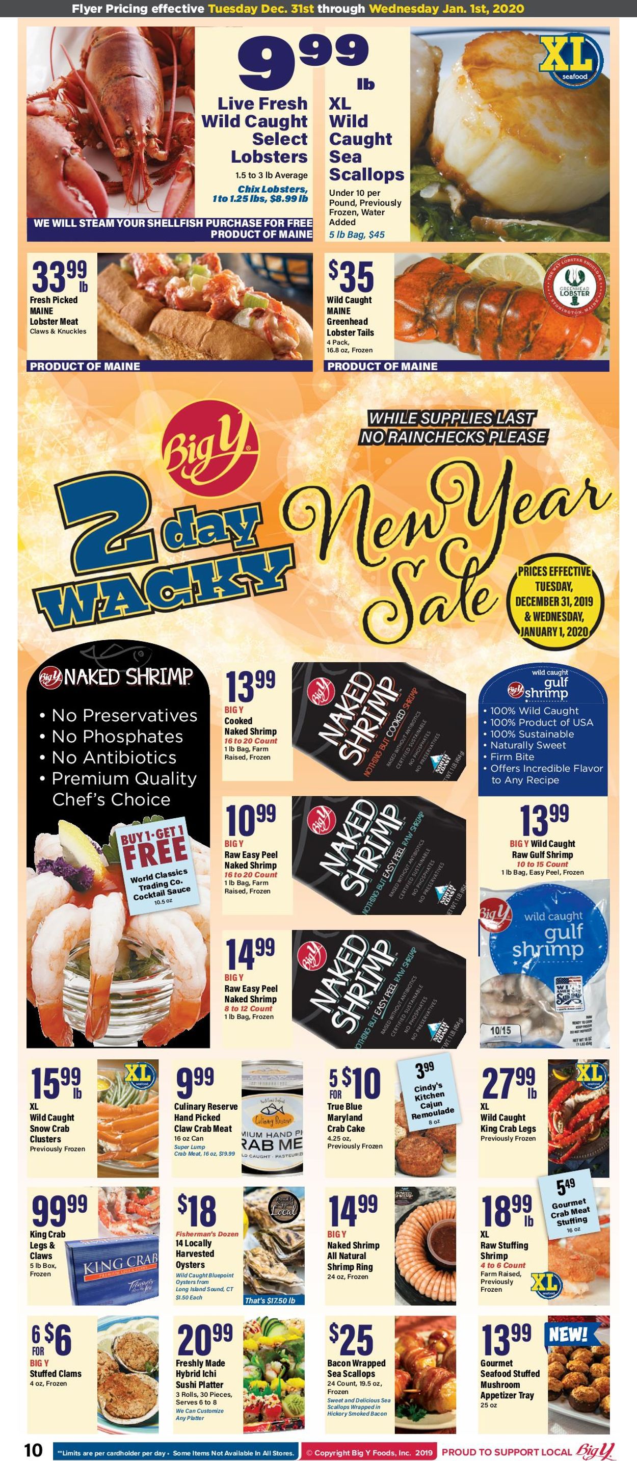Big Y - New Year's Sale 2019/2020 Weekly Ad Circular - valid 12/26-01/01/2020