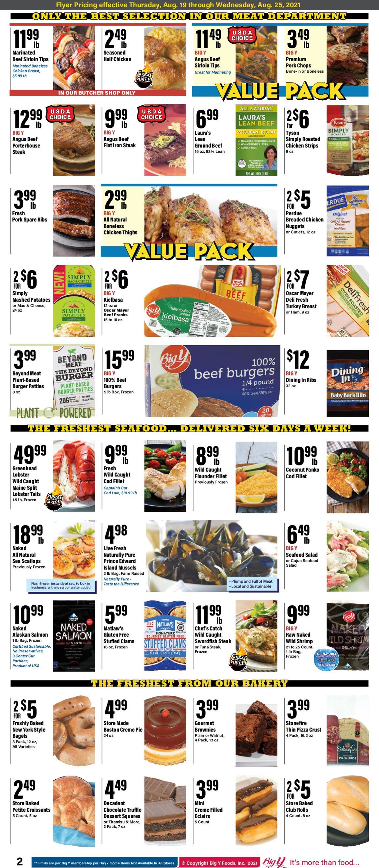 Big Y Weekly Ad Circular - valid 08/19-08/25/2021 (Page 2)