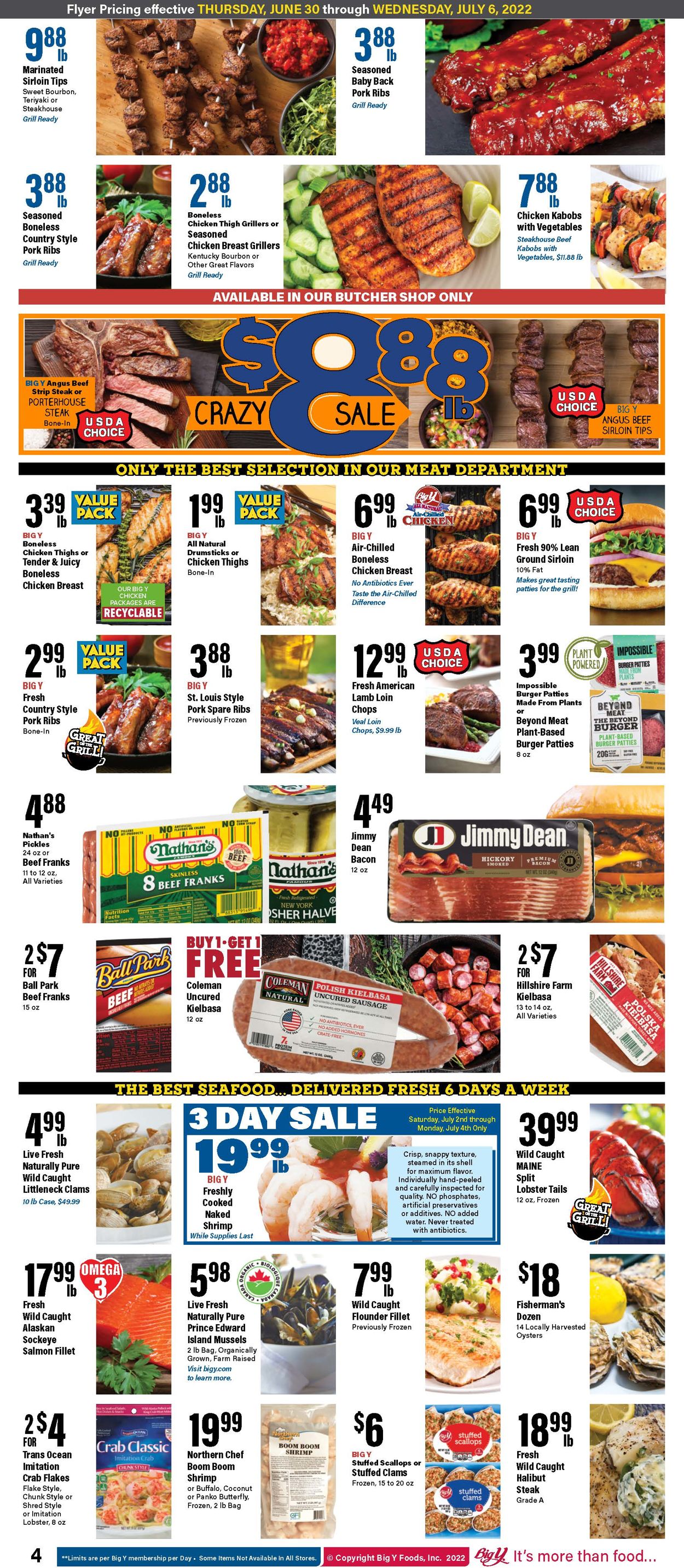 Big Y - 4th of July Sale Weekly Ad Circular - valid 06/30-07/06/2022 (Page 4)