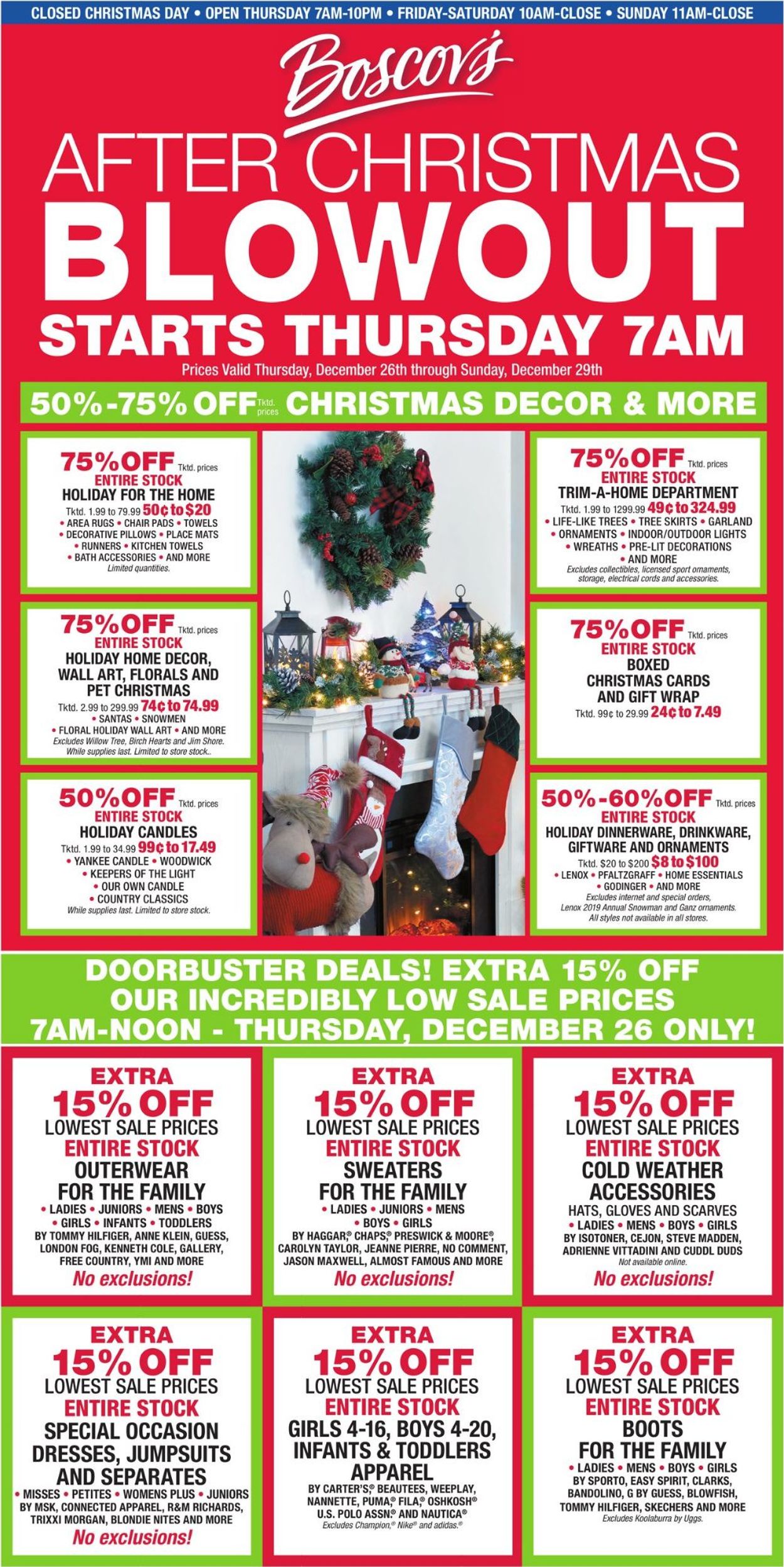Boscov's - After Christmas Sale 2019 Weekly Ad Circular - valid 12/26-12/29/2019