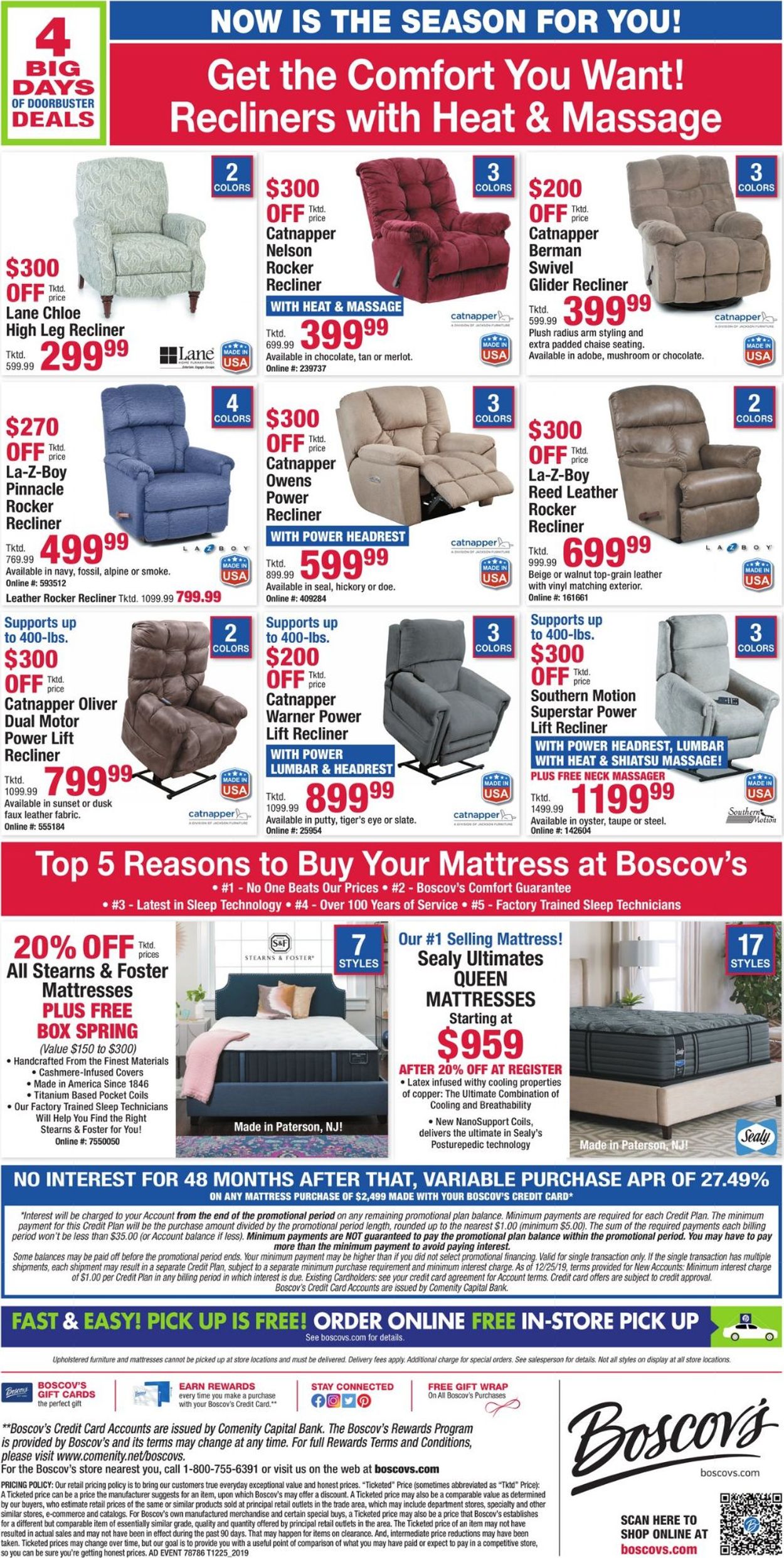 Boscov's - After Christmas Sale 2019 Weekly Ad Circular - valid 12/26-12/29/2019 (Page 12)