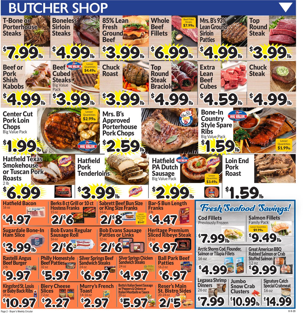 Boyer's Food Markets Weekly Ad Circular - valid 08/09-08/15/2020 (Page 4)