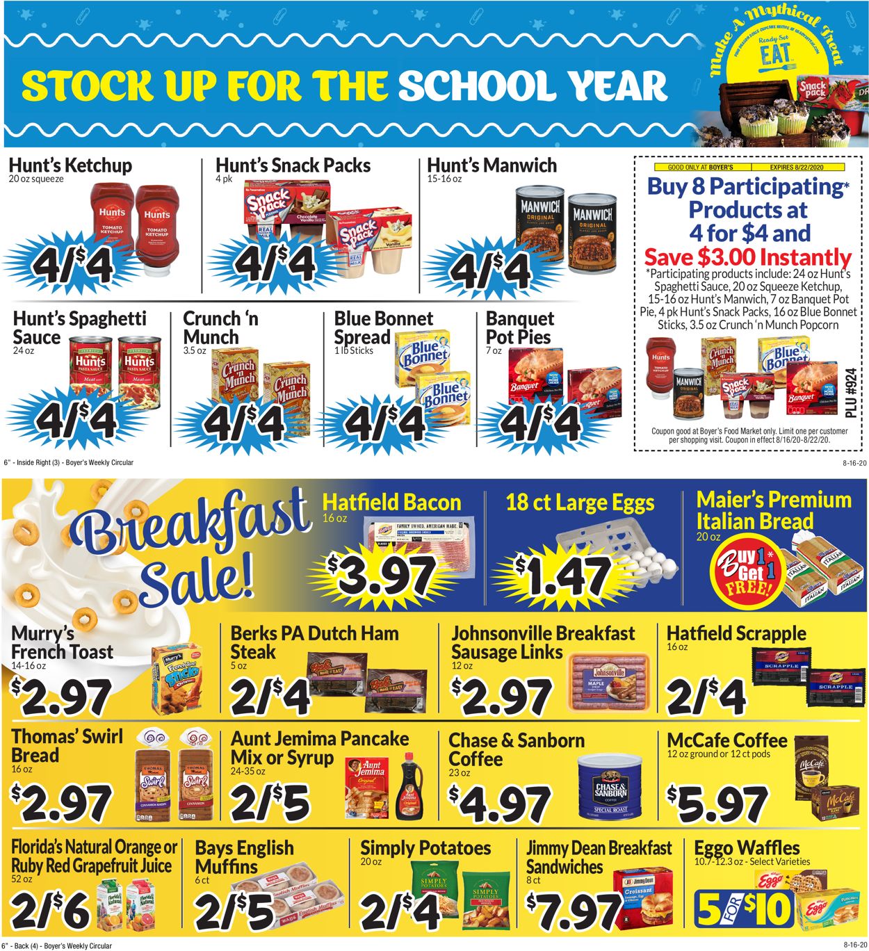 Boyer's Food Markets Weekly Ad Circular - valid 08/16-08/22/2020 (Page 2)
