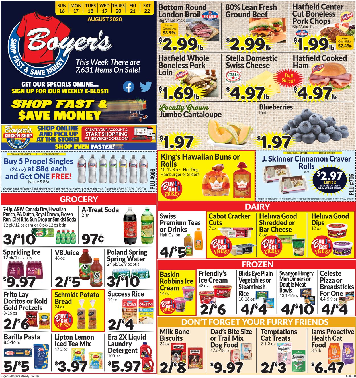 Boyer's Food Markets Weekly Ad Circular - valid 08/16-08/22/2020 (Page 3)