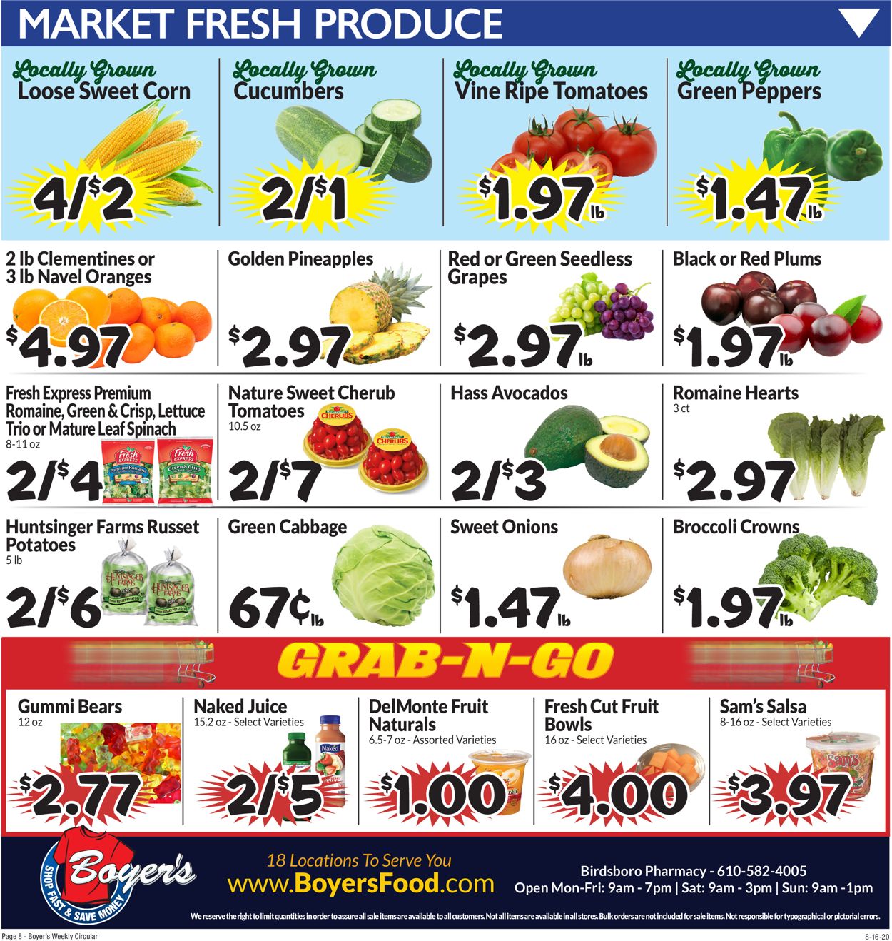 Boyer's Food Markets Weekly Ad Circular - valid 08/16-08/22/2020 (Page 11)