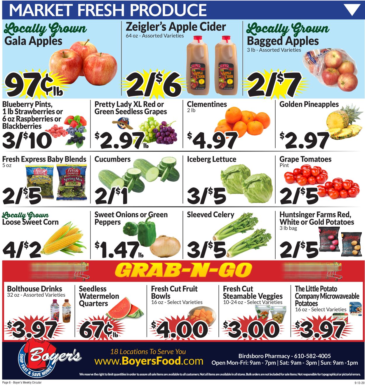 Boyer's Food Markets Weekly Ad Circular - valid 09/13-09/19/2020 (Page 11)