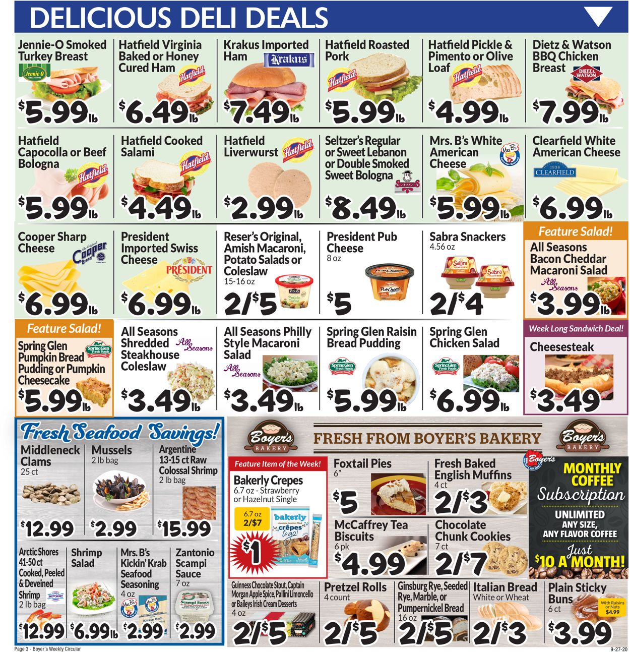Boyer's Food Markets Weekly Ad Circular - valid 09/27-10/03/2020 (Page 5)
