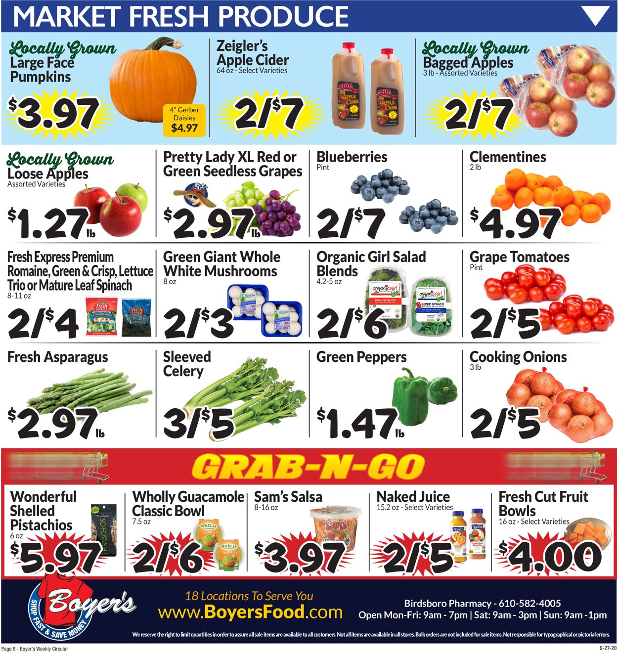 Boyer's Food Markets Weekly Ad Circular - valid 09/27-10/03/2020 (Page 11)