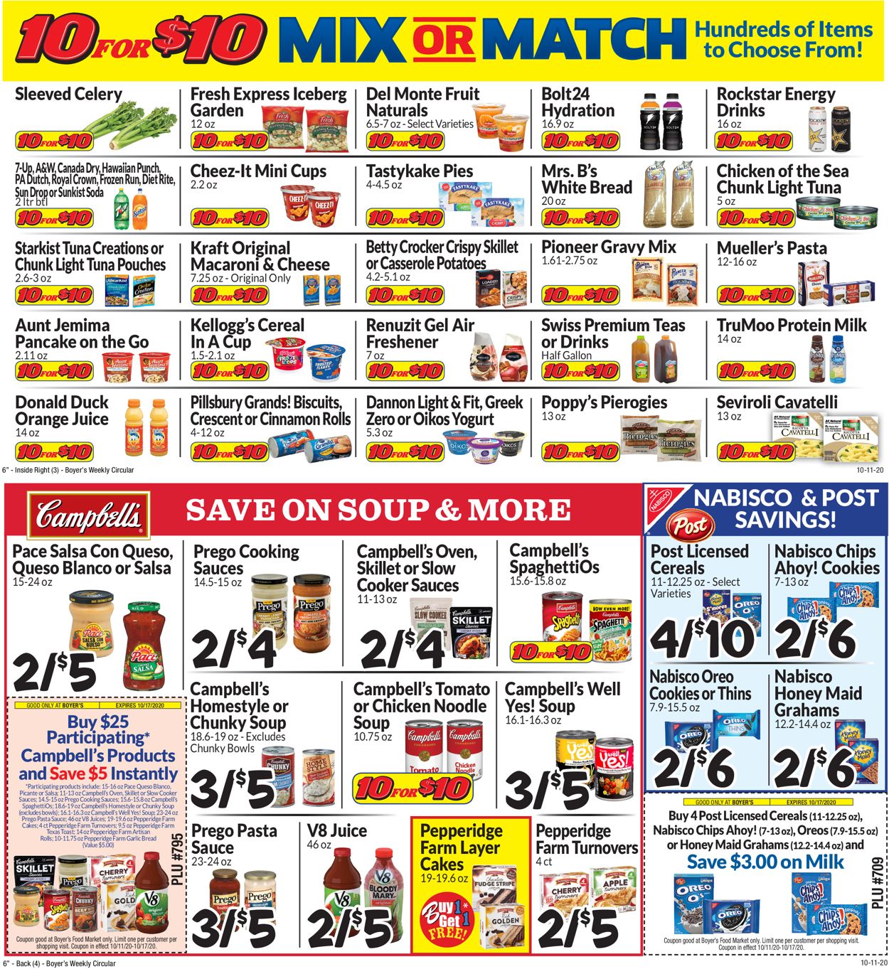 Boyer's Food Markets Weekly Ad Circular - valid 10/11-10/17/2020 (Page 2)