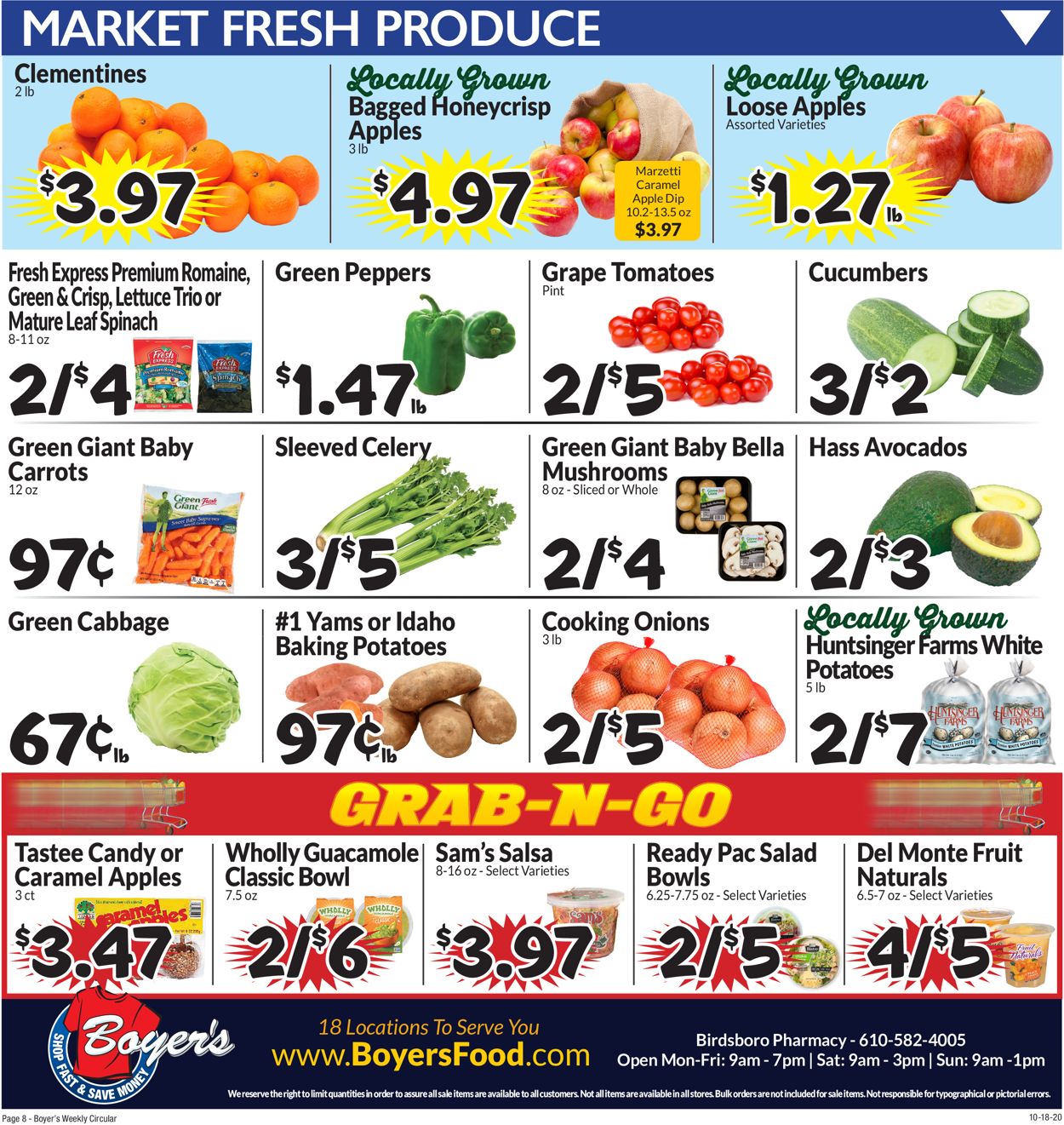 Boyer's Food Markets Weekly Ad Circular - valid 10/18-10/24/2020 (Page 11)