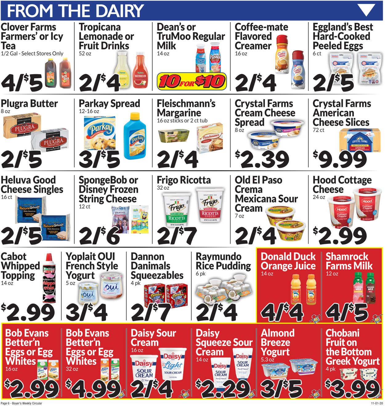 Boyer's Food Markets Weekly Ad Circular - valid 11/01-11/07/2020 (Page 9)
