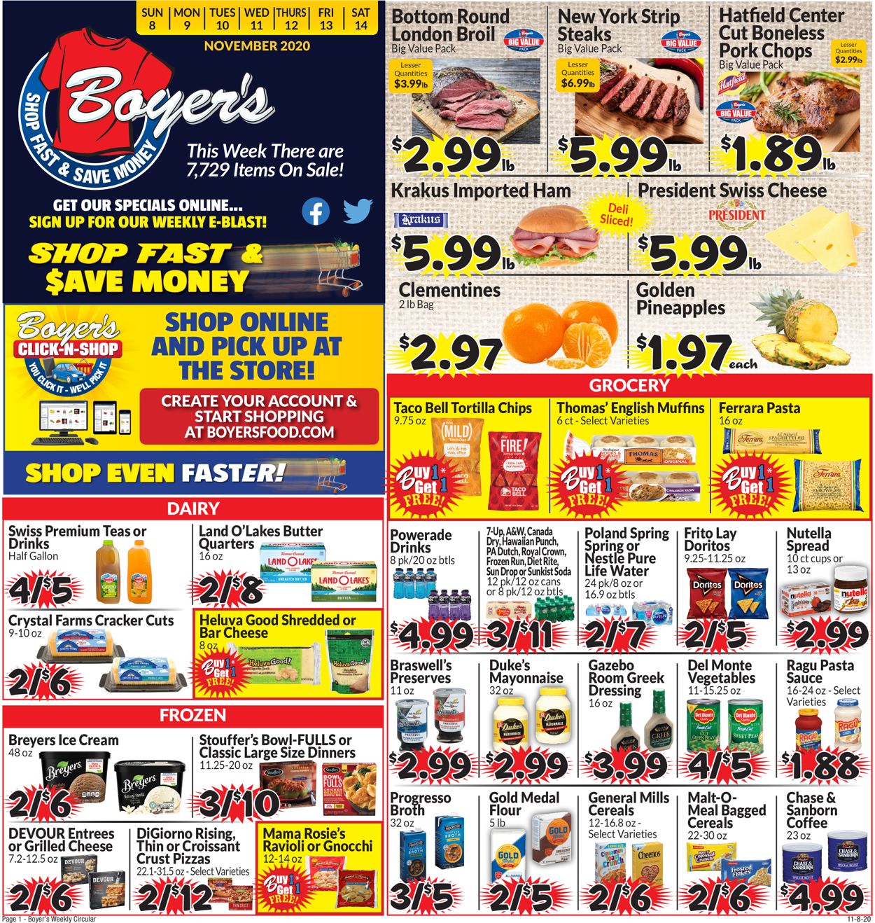 Boyer's Food Markets Weekly Ad Circular - valid 11/12-11/14/2020 (Page 3)