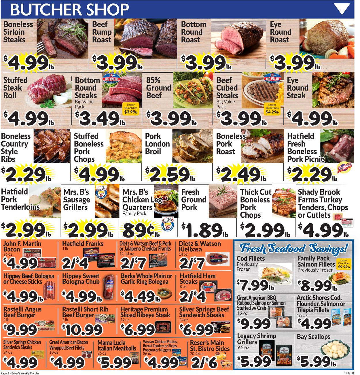 Boyer's Food Markets Weekly Ad Circular - valid 11/12-11/14/2020 (Page 4)