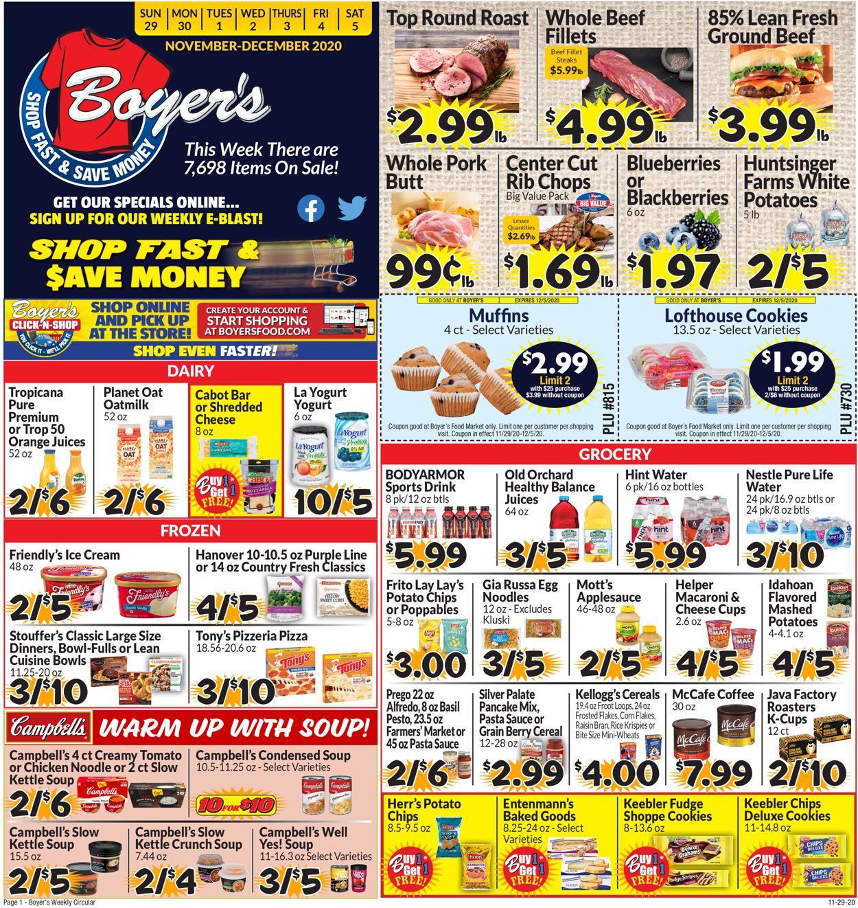 Boyer's Food Markets - Cyber Monday 2020 Weekly Ad Circular - valid 11/29-12/05/2020 (Page 3)
