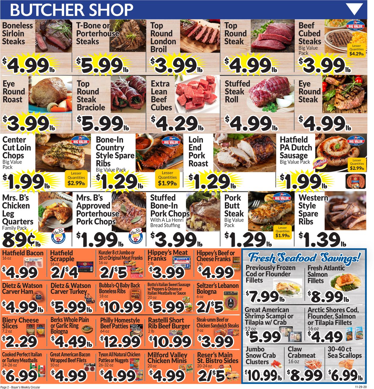 Boyer's Food Markets - Cyber Monday 2020 Weekly Ad Circular - valid 11/29-12/05/2020 (Page 4)