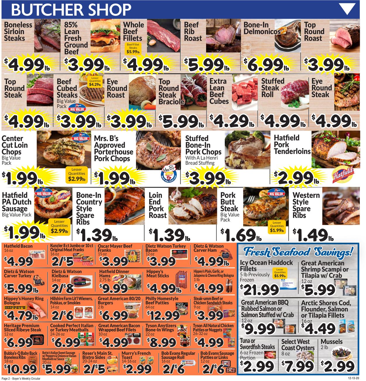 Boyer's Food Markets Weekly Ad Circular - valid 12/13-12/19/2020 (Page 6)