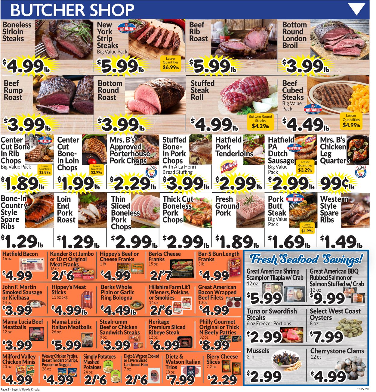 Boyer's Food Markets Weekly Ad Circular - valid 12/27-01/02/2021 (Page 4)