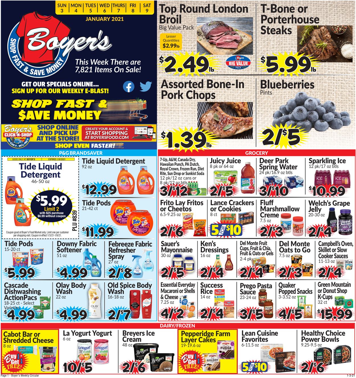 Boyer's Food Markets Weekly Ad Circular - valid 01/03-01/09/2021 (Page 3)