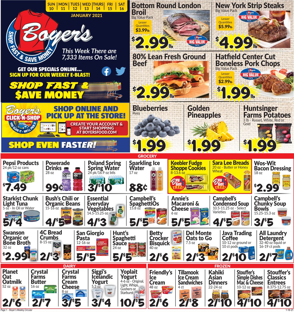 Boyer's Food Markets Weekly Ad Circular - valid 01/10-01/16/2021 (Page 3)