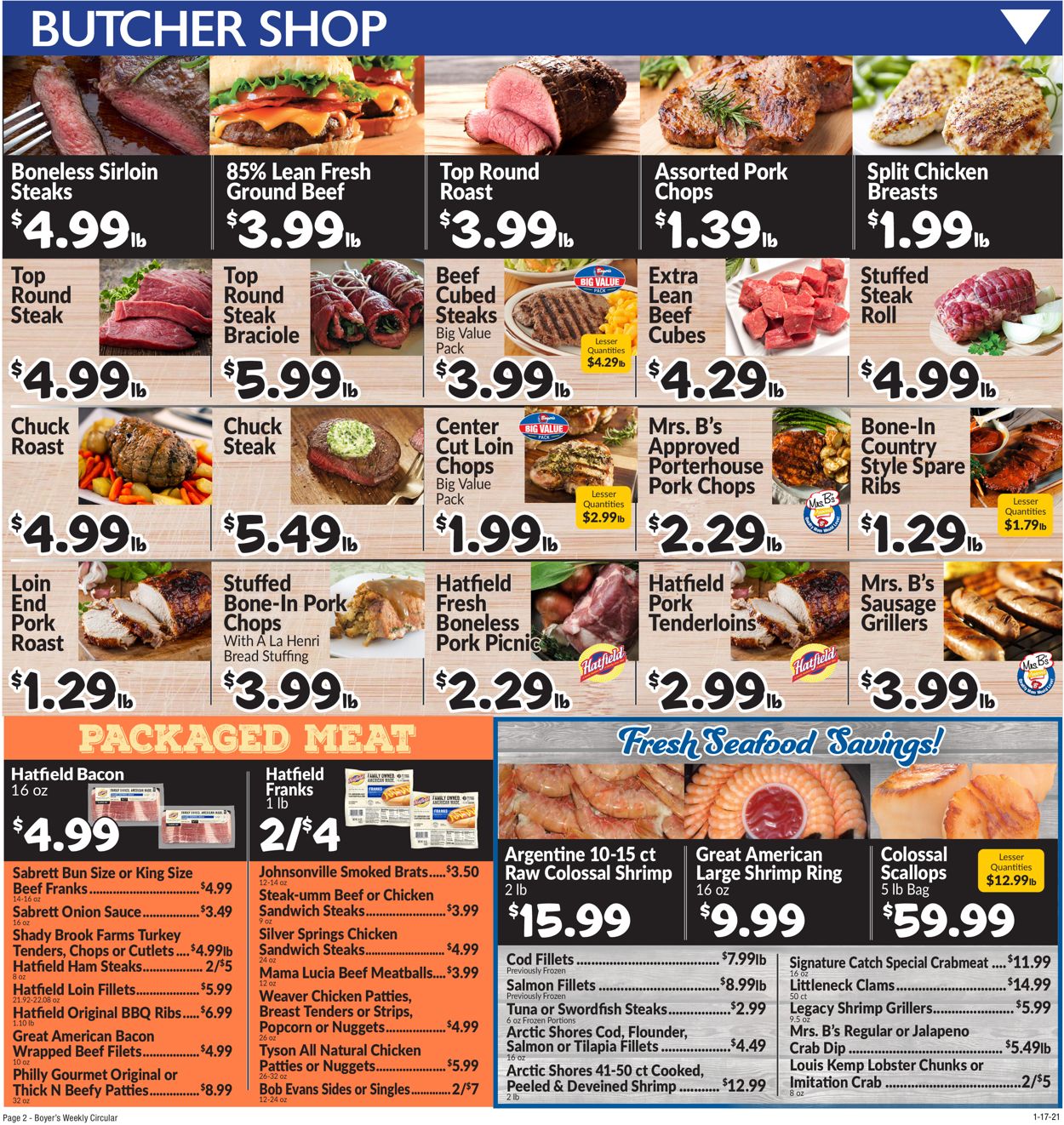 Boyer's Food Markets Weekly Ad Circular - valid 01/17-01/23/2021 (Page 4)