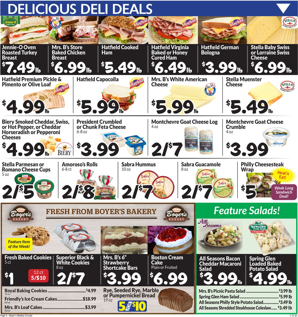 Boyer's Food Markets Weekly Ad Circular - valid 01/17-01/23/2021 (Page 5)