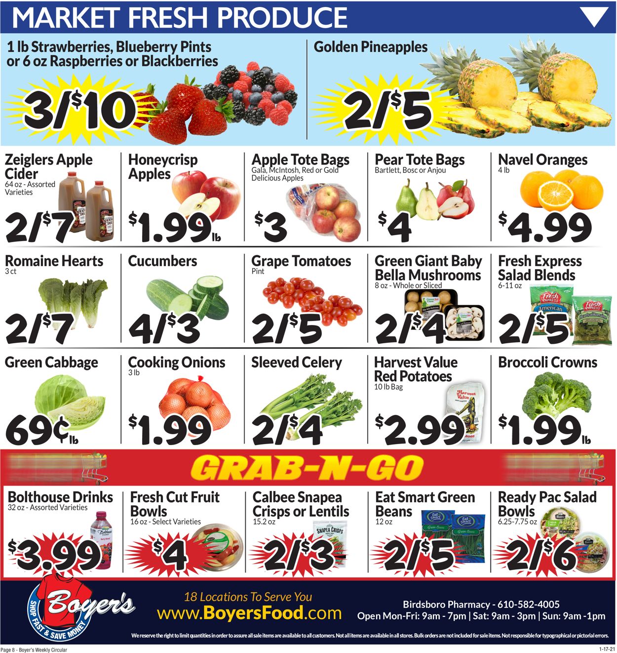 Boyer's Food Markets Weekly Ad Circular - valid 01/17-01/23/2021 (Page 11)