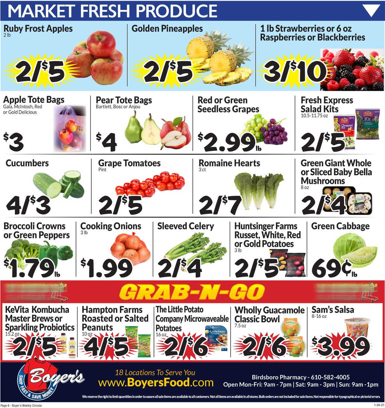 Boyer's Food Markets Weekly Ad Circular - valid 01/24-01/30/2021 (Page 11)