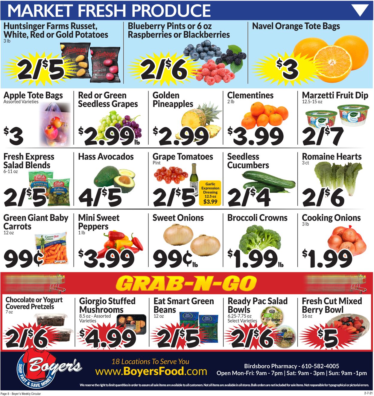 Boyer's Food Markets Weekly Ad Circular - valid 02/07-02/13/2021 (Page 11)