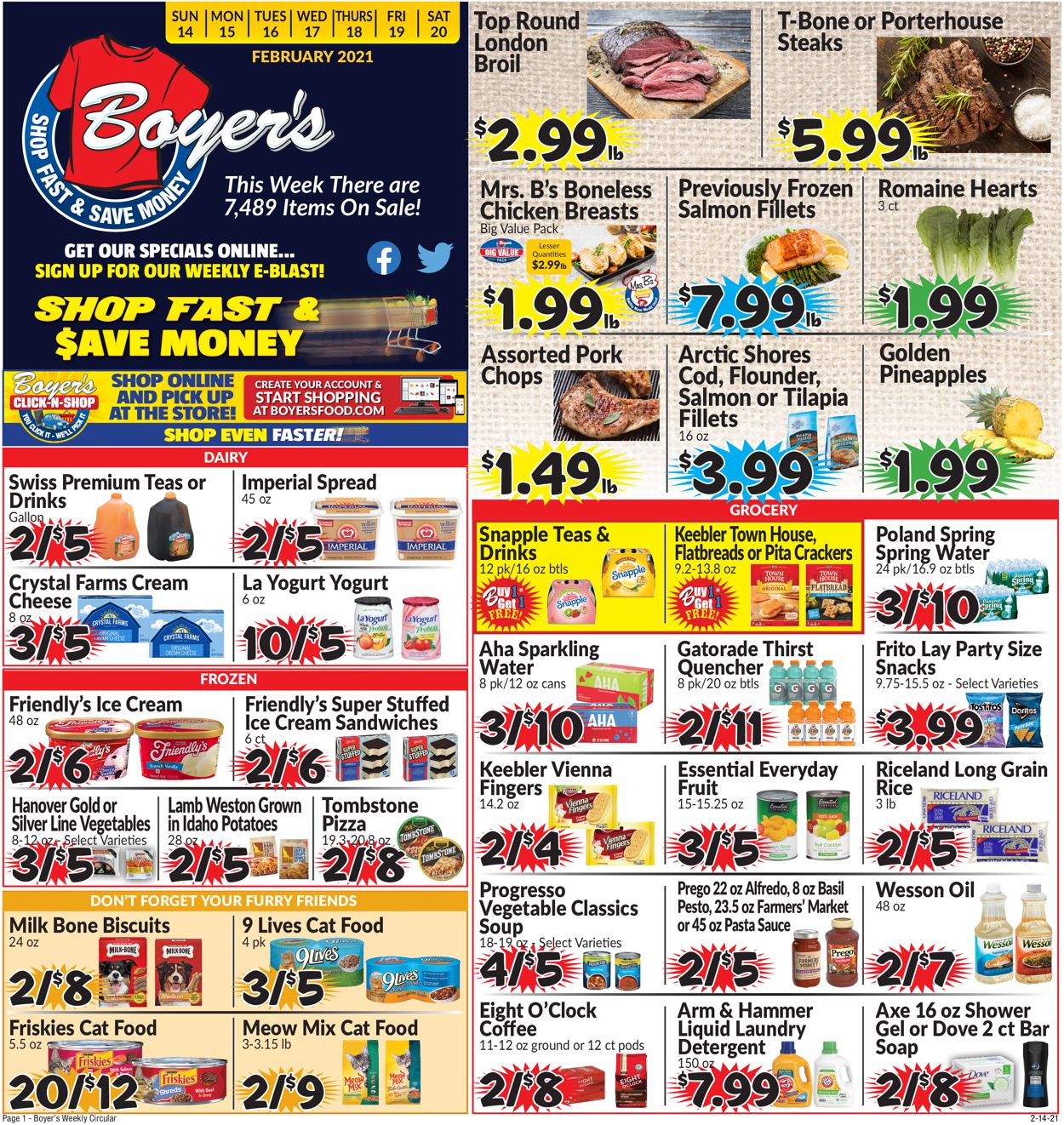Boyer's Food Markets Weekly Ad Circular - valid 02/14-02/20/2021 (Page 3)